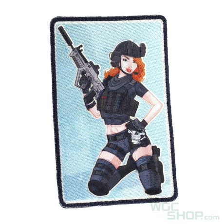 Airsoftology Pinup Girl Patch - Black Ops - WGC Shop
