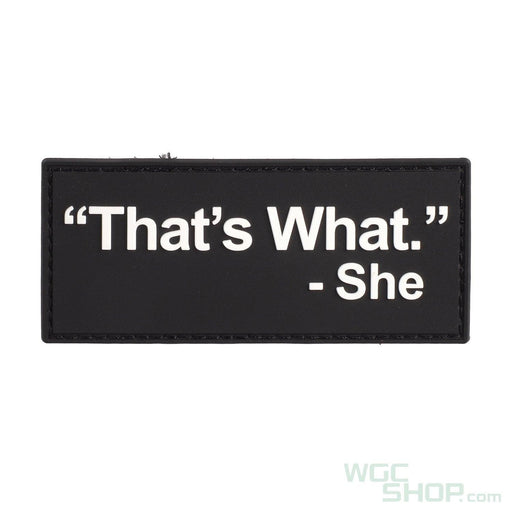 Airsoftology That's What She Said Patch - WGC Shop