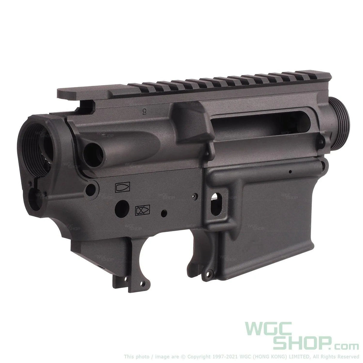 ANGRY GUN CNC Upper & Lower Receiver ( Semi Version ) for Marui M4 MWS GBBR Airsoft - WGC Shop
