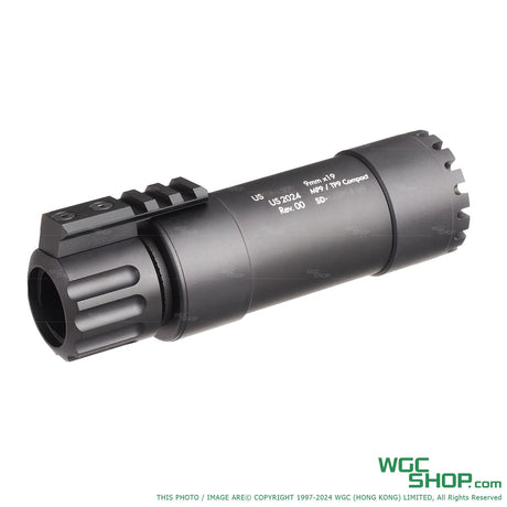 ANGRY GUN MP9 / TP9 Compact Dummy Barrel Extension ( 2024 )-AGY-MP9CD-BLK-WGC Shop