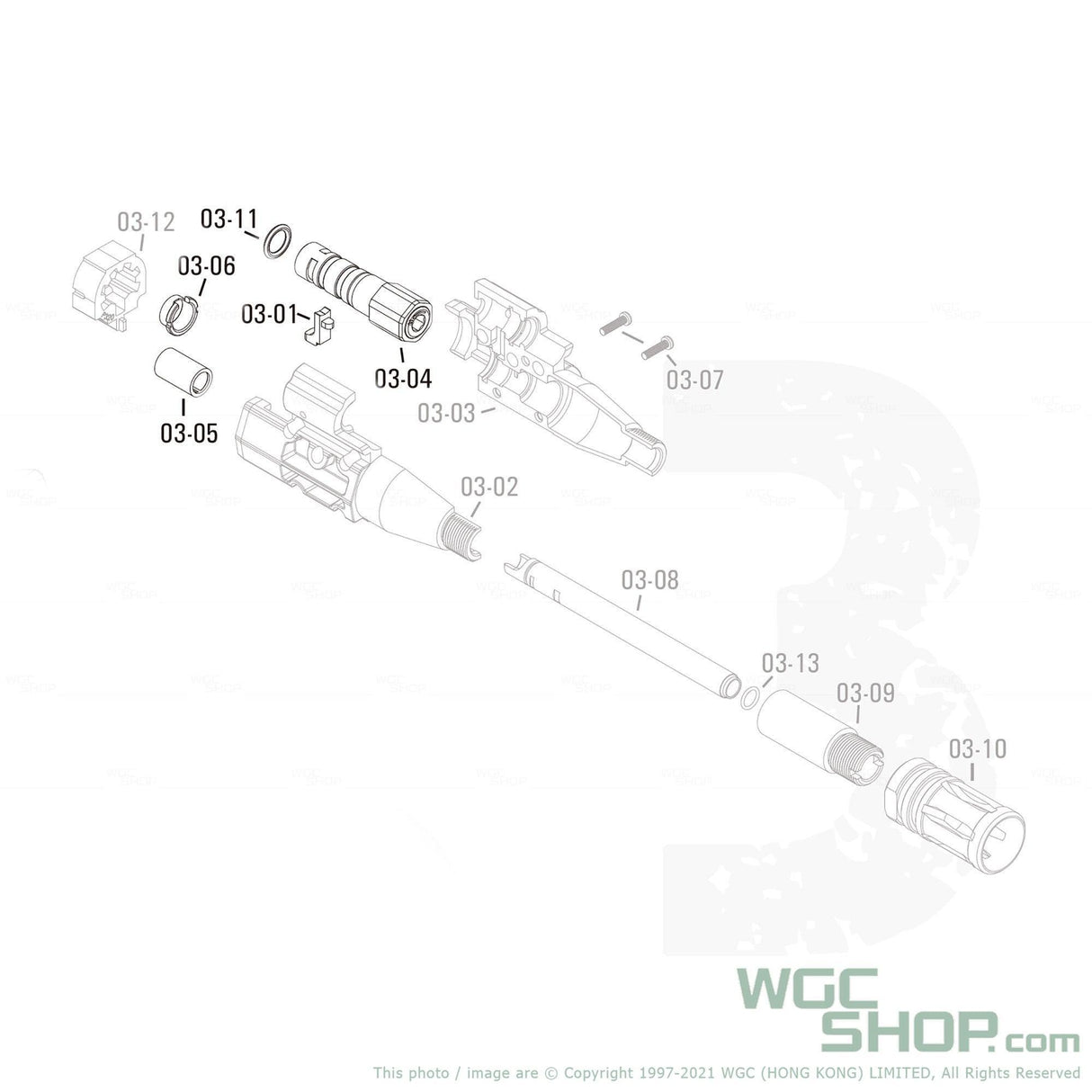 APFG Original Parts - MPX GBB Hop-Up Adjust Wheel Set ( 03-04 / 03-11 / 03-01 / 03-05 / 03-06 ) - WGC Shop