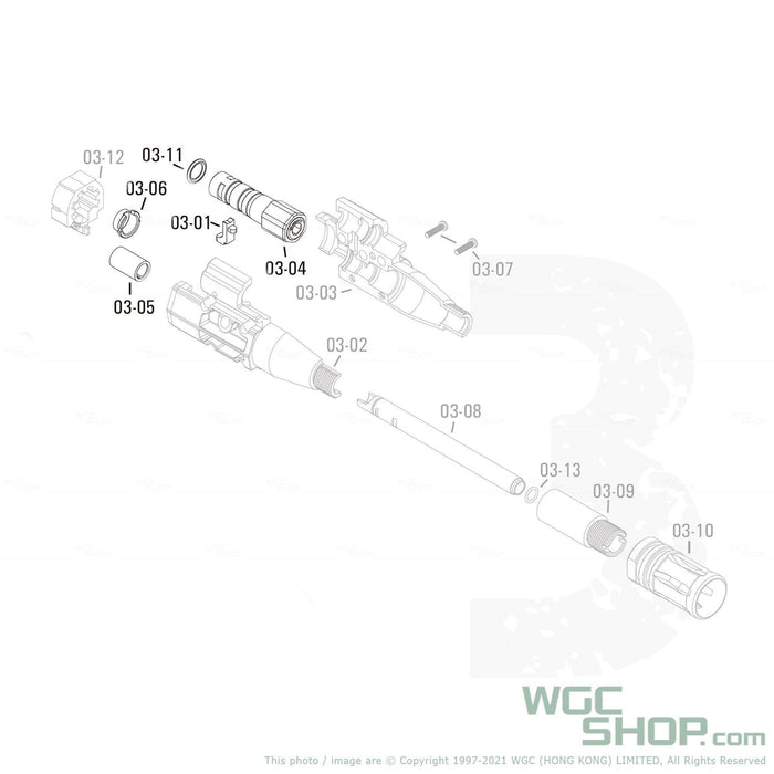APFG Original Parts - MPX GBB Hop-Up Adjust Wheel Set ( 03-04 / 03-11 / 03-01 / 03-05 / 03-06 ) - WGC Shop