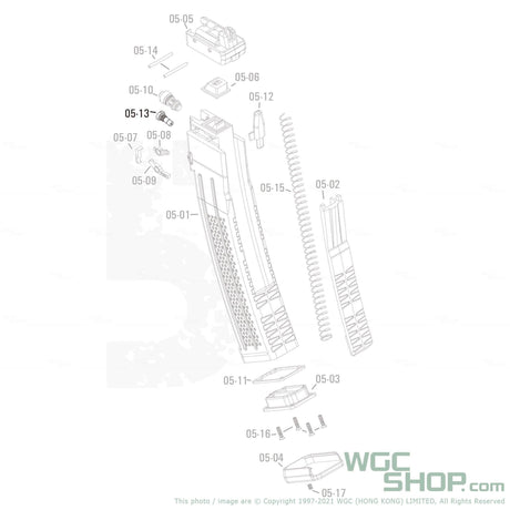 APFG Original Parts - MPX GBB Inlet Valve ( 05-13 ) - WGC Shop