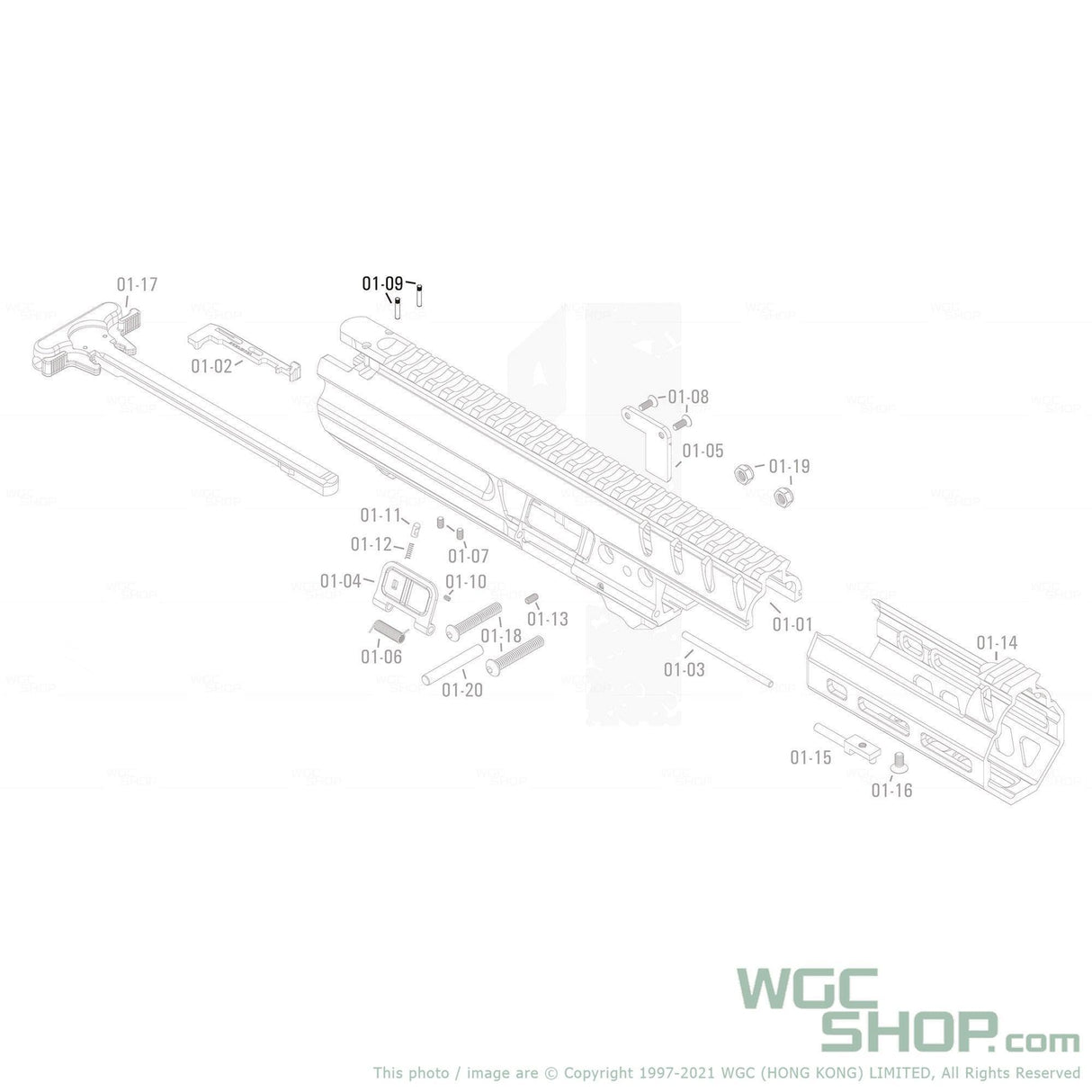 APFG Original Parts - MPX GBB Pin 2x11 ( 01-09 x 2 ) - WGC Shop