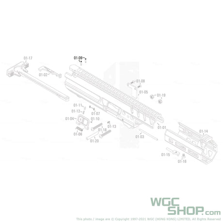 APFG Original Parts - MPX GBB Pin 2x11 ( 01-09 x 2 ) - WGC Shop