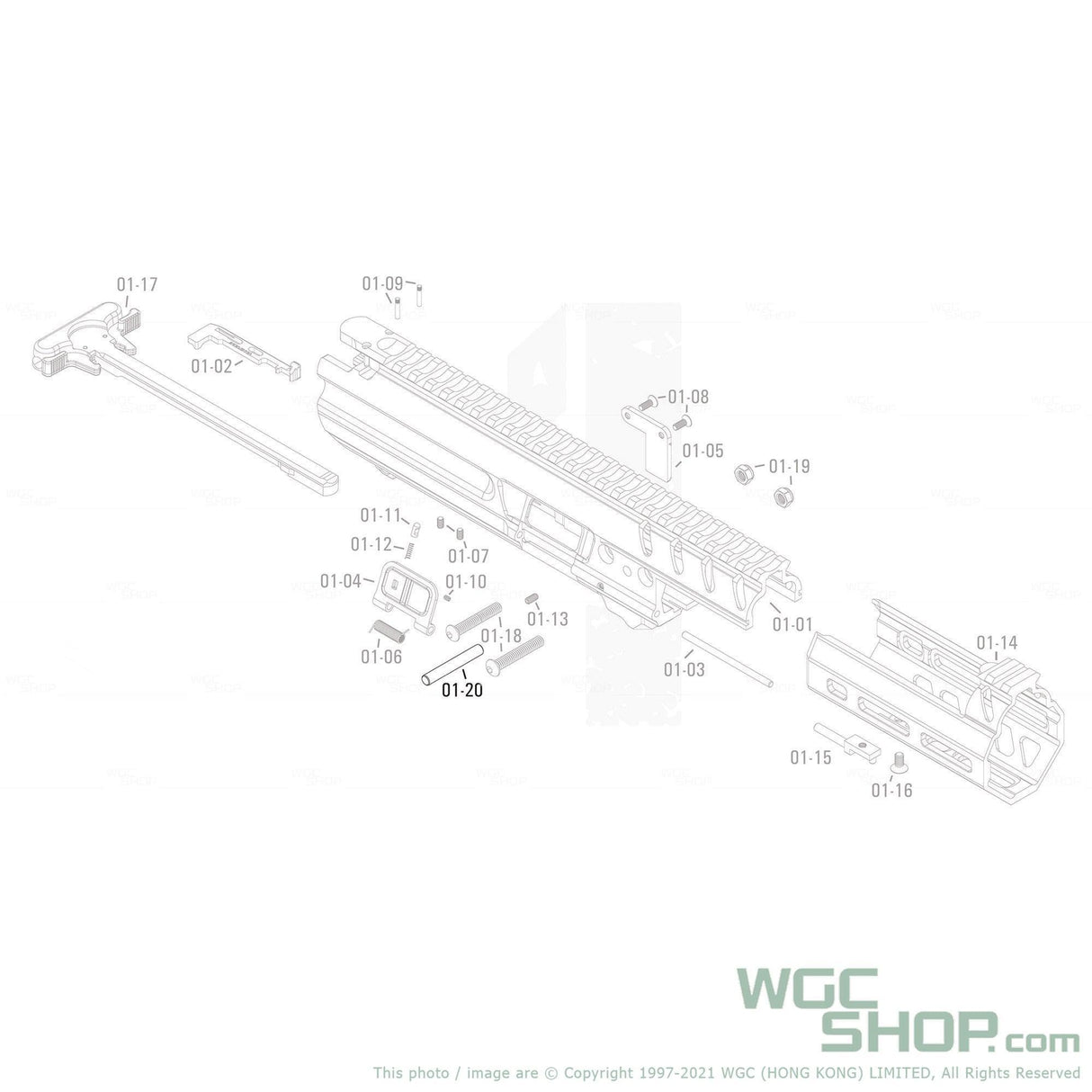 APFG Original Parts - MPX GBB Pin 5x35 ( 01-20 ) - WGC Shop