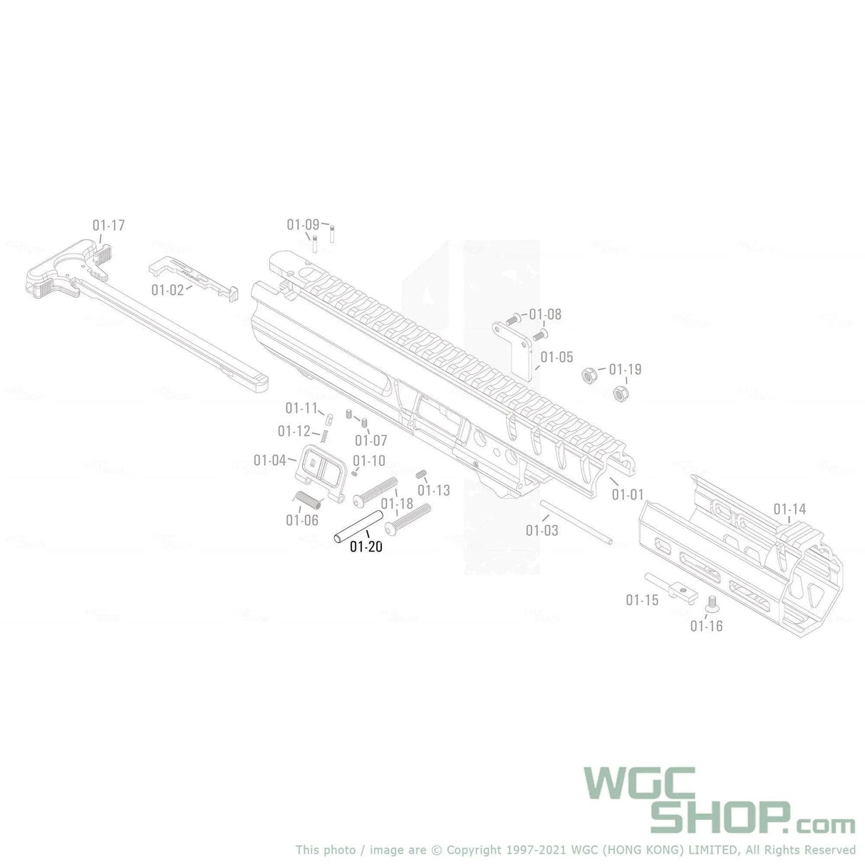 APFG Original Parts - MPX GBB Pin 5x35 ( 01-20 ) - WGC Shop