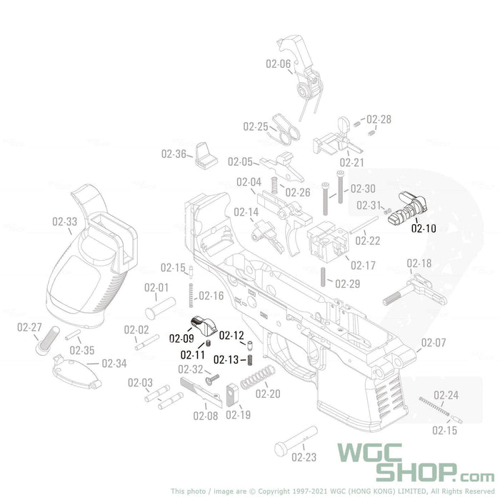 APFG Original Parts - MPX GBB Safety Selector Set ( 02-09 / 02-10 / 02-11 / 02-12 / 02-13 ) - WGC Shop