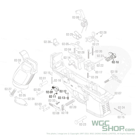 APFG Original Parts - MPX GBB Safety Selector Set ( 02-09 / 02-10 / 02-11 / 02-12 / 02-13 )