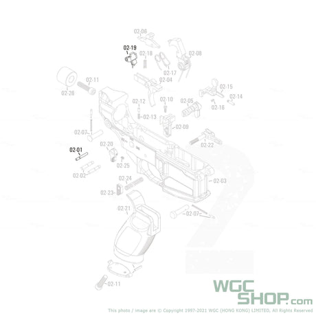 APFG Original Parts - Rattler GBB Auto Sear Unit ( 02-19 / 02-01 ) - WGC Shop