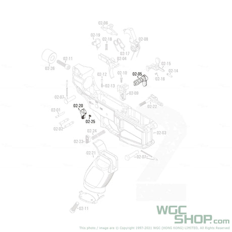 APFG Original Parts - Rattler GBB Safety Selector ( 02-05 / 02-20 / 02-25 ) - WGC Shop