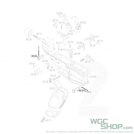 APFG Original Parts - Rattler GBB Takedown Pins Set ( 02-07 ) - WGC Shop