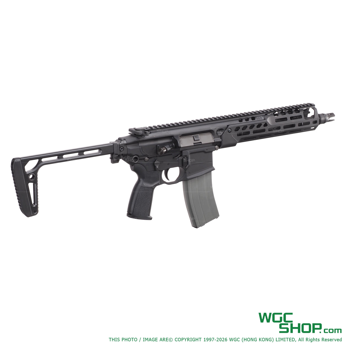 APFG S - 007BK SPEAR LT 11.5 Inch SBR GBB Airsoft - BLACK APFG-S-007BK - WGC Shop