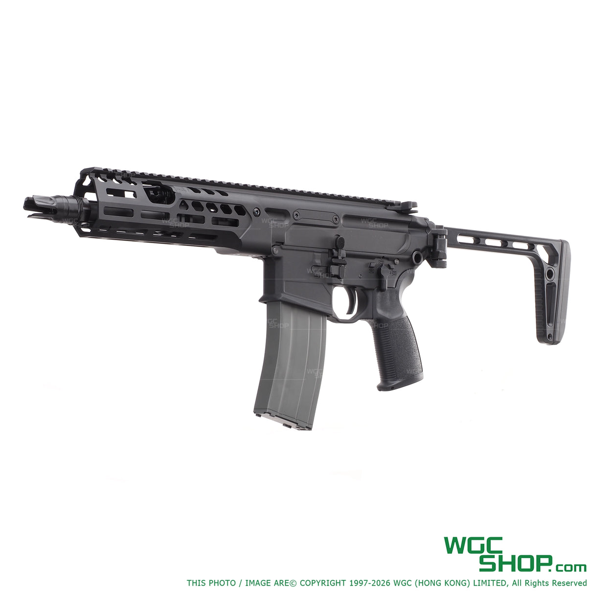 APFG S - 008BK SPEAR LT 9 Inch SBR GBB Airsoft - BLACK APFG-S-008BK - WGC Shop