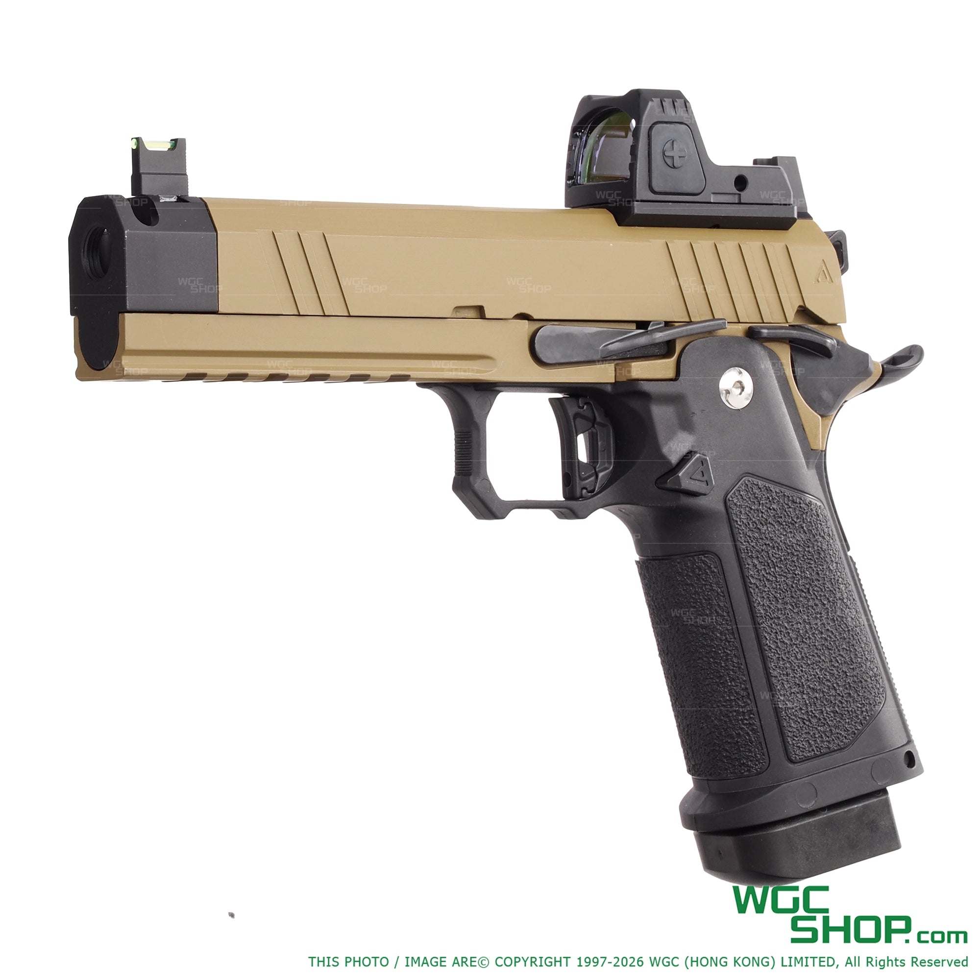 ARCTURUS Tempest 4.3" Hi-Capa GBB Airsoft Duty Grade Edition with ARS-1 Red  Dot ( Optics Ready Slide & Compensator ) - WGC Shop
