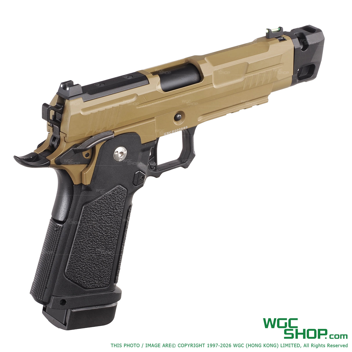 ARCTURUS Vanguard 4.3" Compensator Hi - Capa GBB Airsoft - Tan / Optics Ready Slide AT-GHC-V4C-OR-BT - WGC Shop