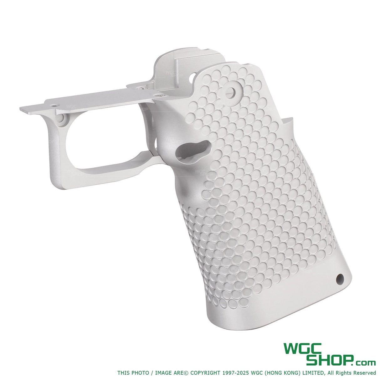 BOMBER CNC Aluminum Infinity Micro Pocket Style Compact Grip for MARUI Hi-Capa GBB-BM-GRIP-NF-CP-A-SV