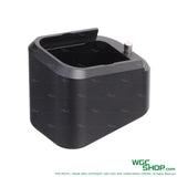 Black CNC aluminum T-style magazine base extension for GHK G17 G45 GBB pistol
