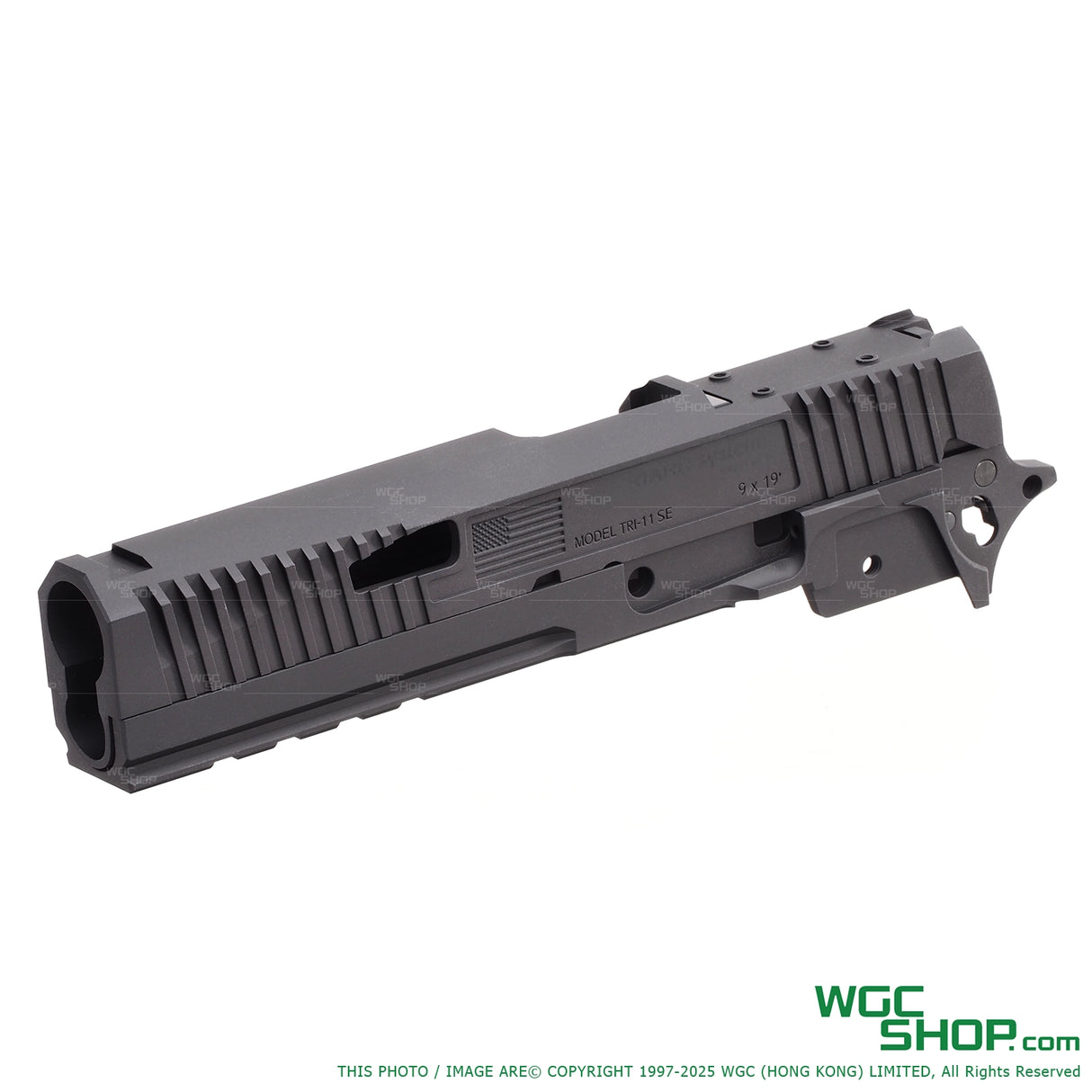 Left side view black slide for Marui Hi-Capa GBB airsoft