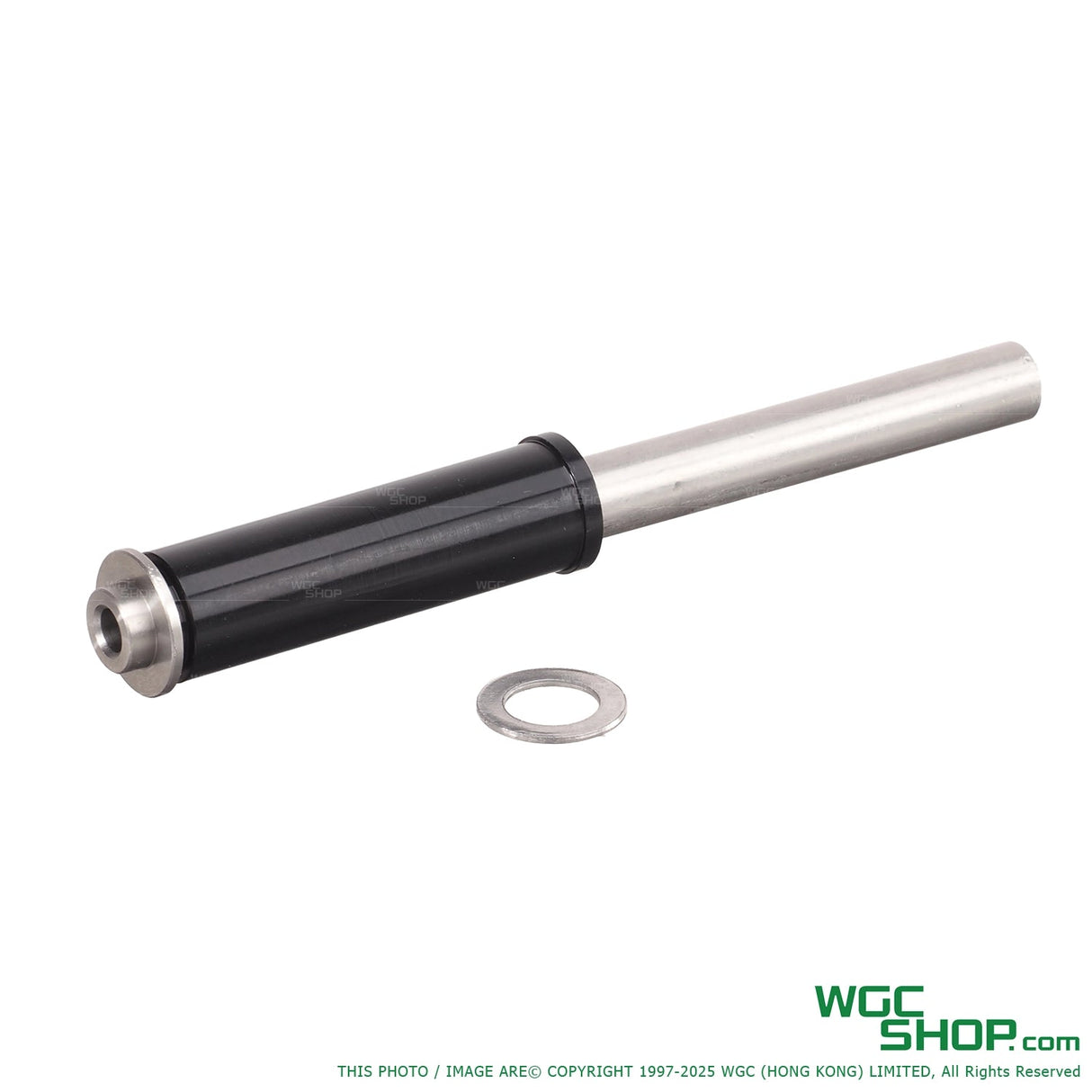 CNC aluminum outer barrel and washer for Marui Hi-Capa GBB pistol in black and silver