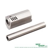 BOMBER CNC Stainless Threaded Barrel & Compensator Set for VFC P7M13 GBB Airsoft