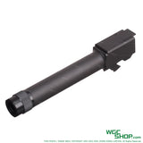Left view of BOMBER CNC Steel Threaded Barrel -14mm for GHK Glock G45 GBB Airsoft
