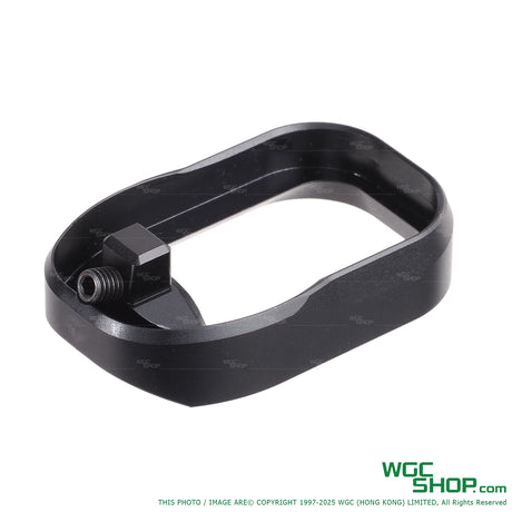 Black metal magwell adapter for VFC G19Gen5 G45 gas blowback airsoft pistols
