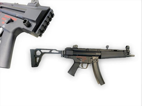 BOW MASTER x GMF CNC B Style Buttstock & Picatinny Rail M1913 20mm Stock Adapter for MP5A5 / HK53 Airsoft - WGC Shop