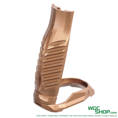 Bronze backstrap and magwell grip accessory for PB P365 X Macro GBB pistol