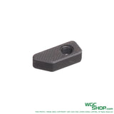 Black steel magazine release button for APFG MCX Spear LT MPX GBB with threaded hole