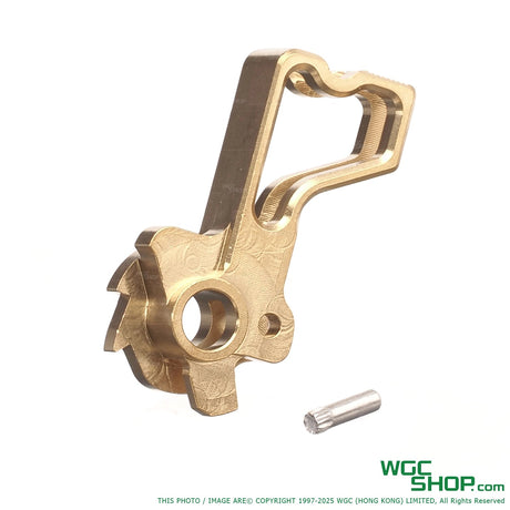 Cowcow match grade hammer Type C for Marui Hi-Capa GBB, stainless steel gold-colored part with small pin