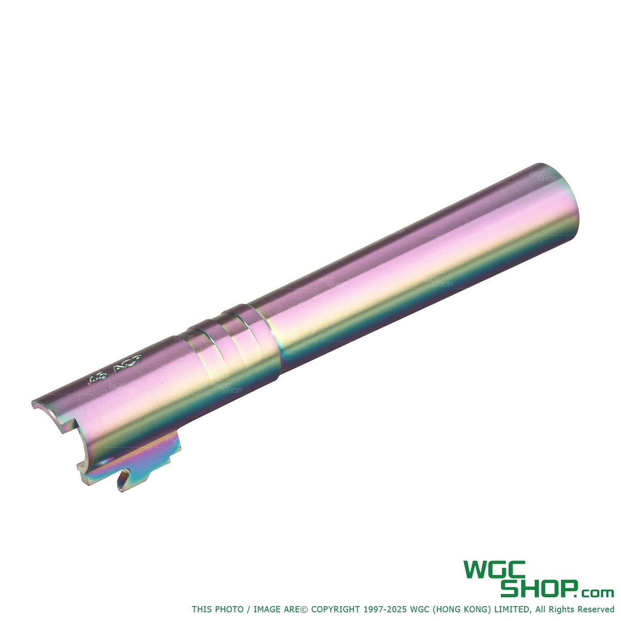 COWCOW OB1 5.1 Stainless Steel Threaded Outer Barrel for MARUI Hi-Capa 5.1 GBB ( .45 Marking )-CCT-TMHC-174