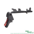 Crusader CNC flat trigger set with red lever for PDP PPQ NPA GBB airsoft pistol