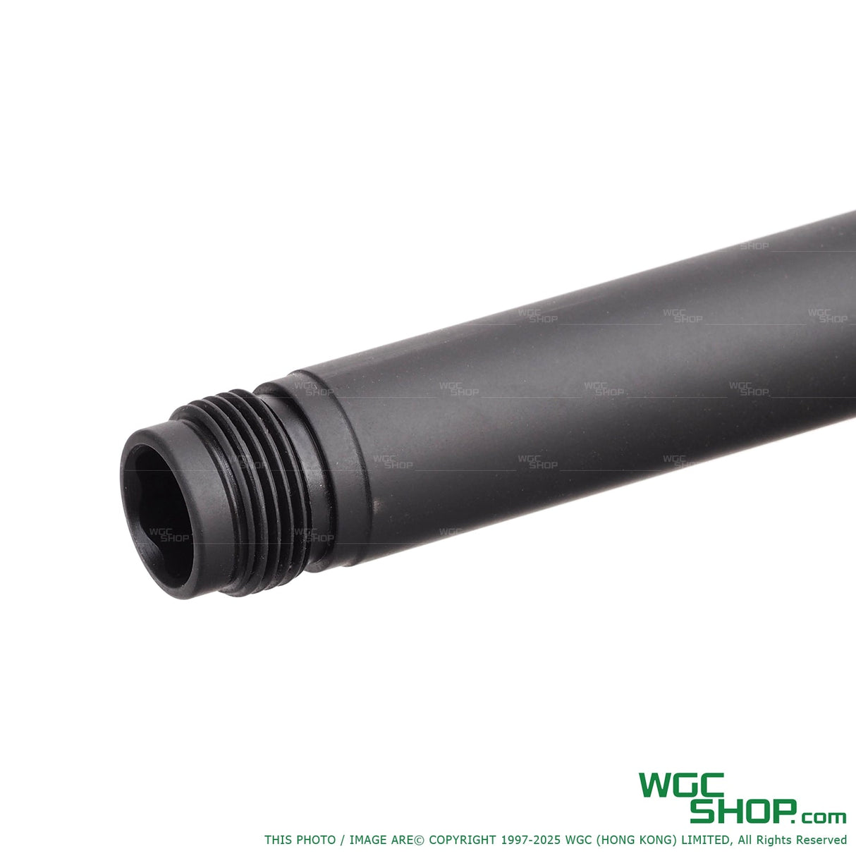 Crusader steel thread outer barrel for PDP Airsoft gun in black finish