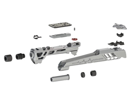 CTM FLATLINE Split-Slide for Marui Hi-capa GBB Airsoft-CTM-CAPA-SS-SV-WGC Shop