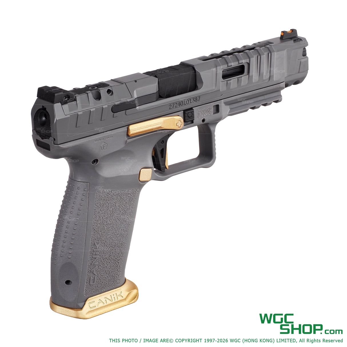 CYBERGUN CANIK SFx RIVAL GBB Airsoft - EMG Licensed Grey CG-PT-0042 - WGC Shop