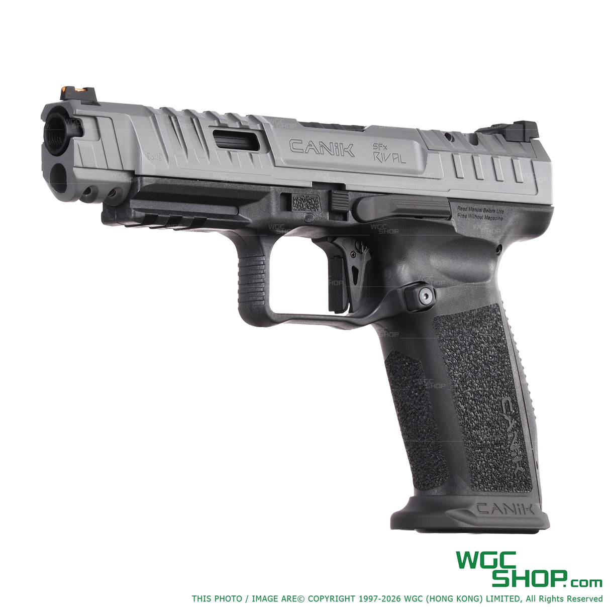 CYBERGUN CANIK SFx RIVAL GBB Airsoft - EMG Licensed Black+Grey CG-PT-0043 - WGC Shop