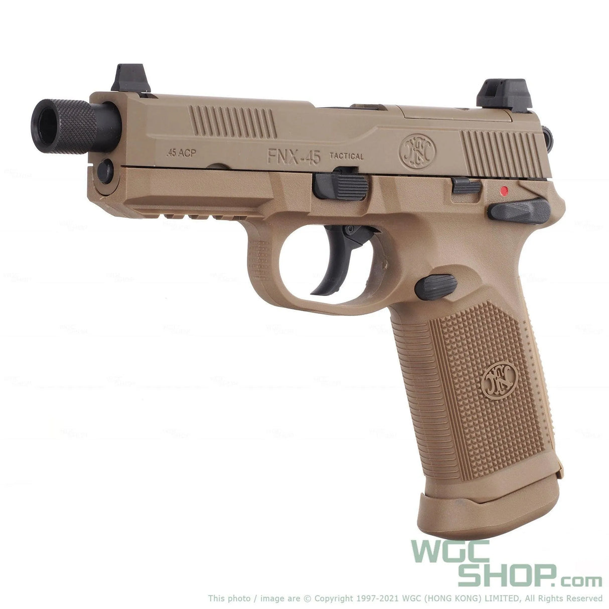 CYBERGUN / VFC FNX-45 Tactical GBB Airsoft - WGC Shop