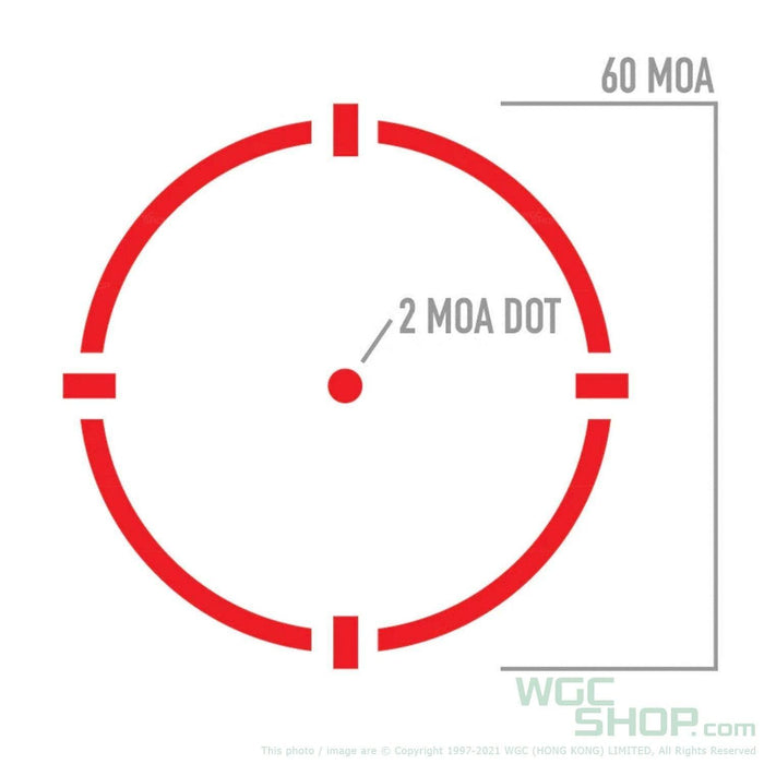 DMAG Red Dot Sight D2 - M Version ( 2 MOA Dot + 60 MOA Circle Red ) - WGC Shop