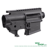 Black DNA receiver kit for T91 GBB airsoft gun with rail mount, shown against white background