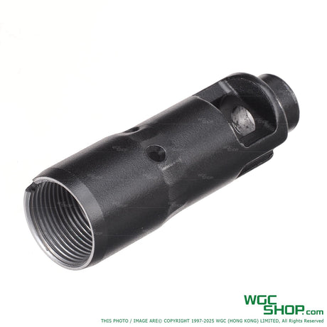 DNA Steel black airsoft muzzle brake for VFC AV74M, GHK AK74M with threading