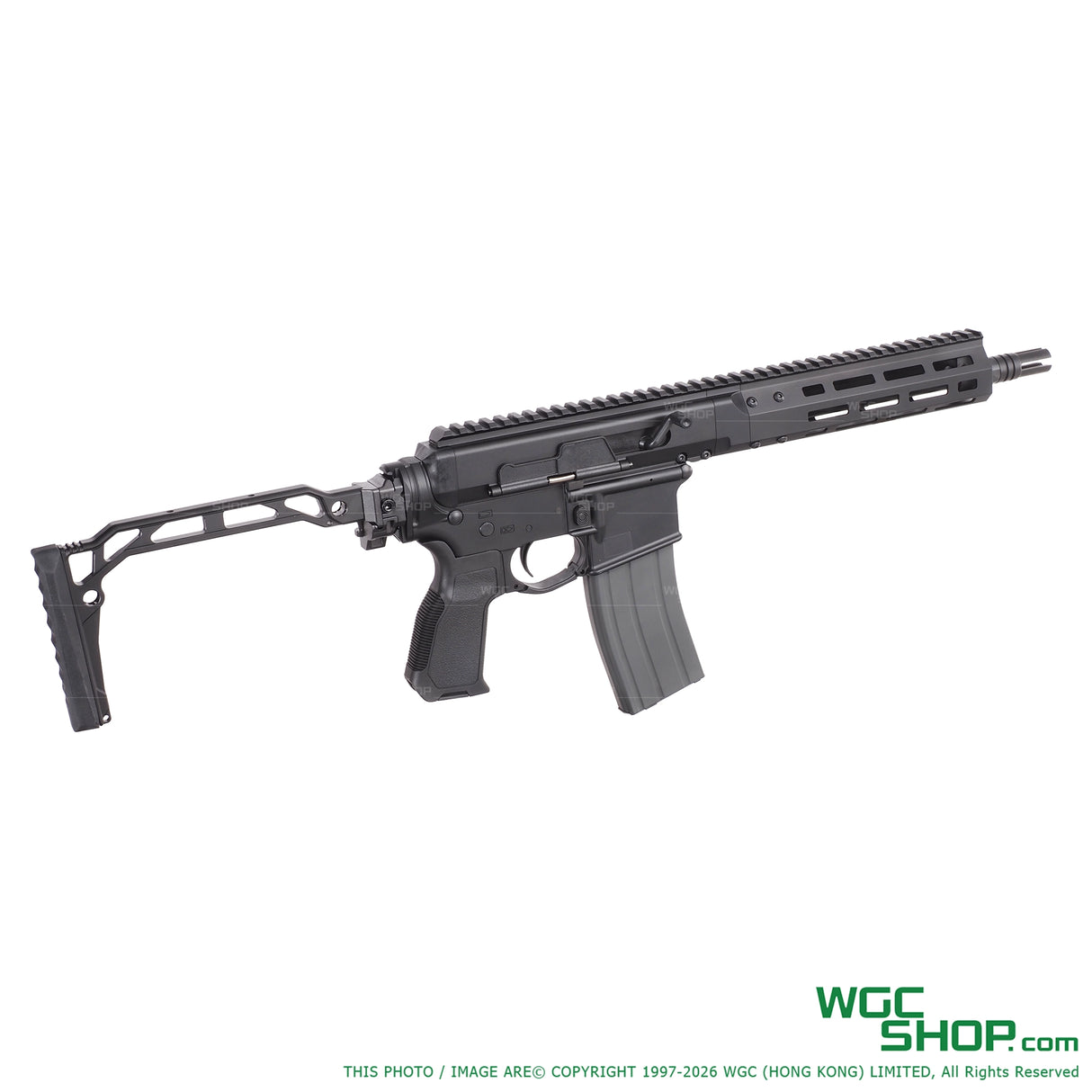DOUBLE EAGLE DWS-180 10.5" GBB Airsoft DE-GBB-G107A-01-BK - WGC Shop