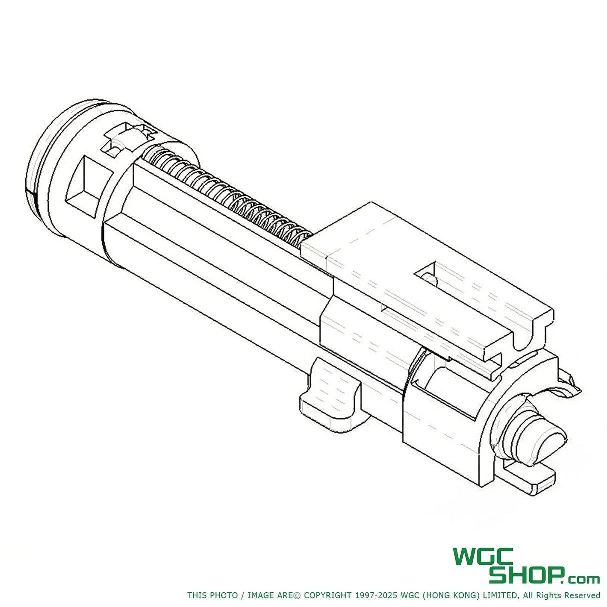 DRAGON WORKSHOP Complete Loading Nozzle Set for MARUI AK GBB Airsoft ( Original Power / Non-Adjustable )