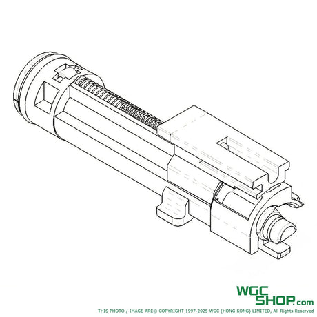 DRAGON WORKSHOP Complete Loading Nozzle Set for MARUI AK GBB Airsoft ( Original Power / Non-Adjustable )