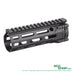 E&C MFR Style XL 6.0" M-Lok Handguard for M4 AEG Airsoft ( EC-MP1012-3 )-EC-MP1012-3BK