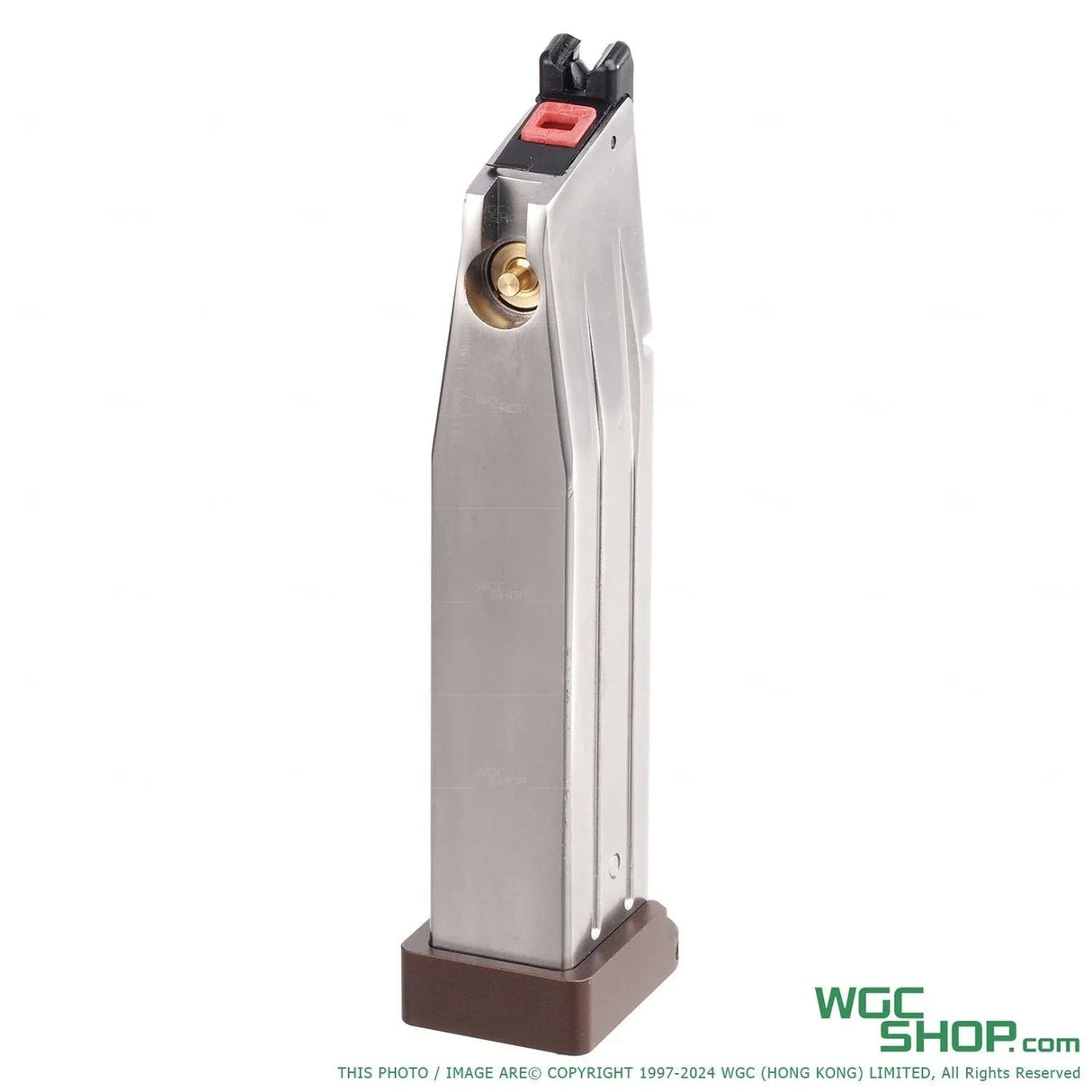 EMG / ARMORER WORKS TTI Sand Viper 28Rds CO2 Airsoft Magazine Silver EMG-MAG-0026 - WGC Shop