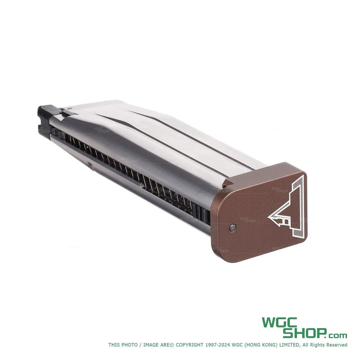 EMG / ARMORER WORKS TTI Sand Viper 28Rds CO2 Airsoft Magazine Silver EMG-MAG-0026 - WGC Shop