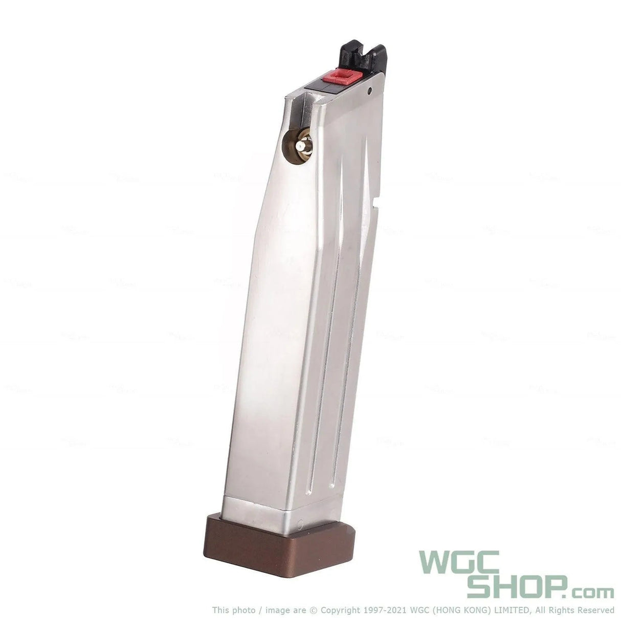 EMG / ARMORER WORKS TTI Sand Viper 28Rds Gas Airsoft Magazine Silver EMG-MAG-0022 - WGC Shop