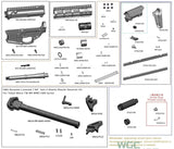 EMG / DYTAC EMG Noveske Licensed Gen 4 Ghetto Blaster Receiver Kit for Marui MWS GBB Airsoft - WGC Shop