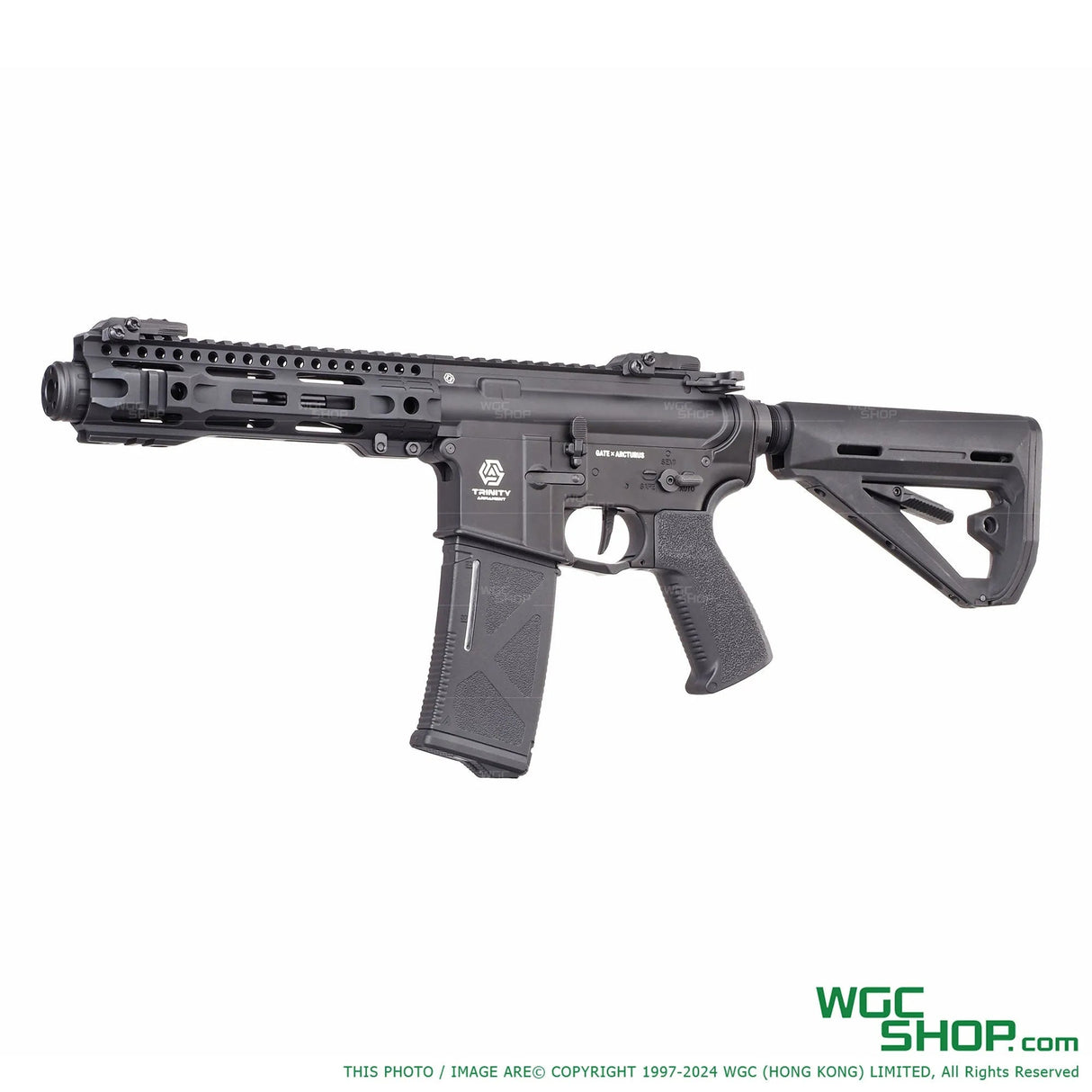 GATE x ARCTURUS TRINITY ARMAMENT Alpha 7.9 Inch Electric Airsoft ( AEG ) - w/ Titan II Bluetooth-WGC Shop